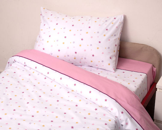 Viopros Ikarus Elektrische Gitarren Tagesdecke Einzelbett Baumwolle Pink 160x240cm 2Stück