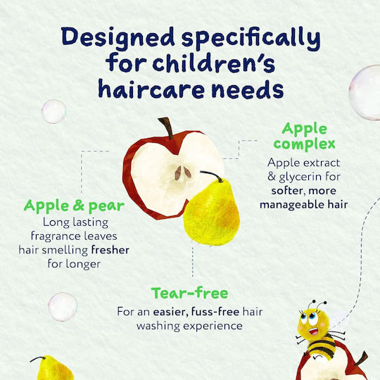 Childs Farm Kids' Conditioner & Shampoo with Apple / Pear for Easy Combing in Gel Form 250ml