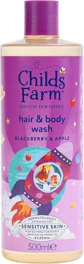 Childs Farm Kids' Bubble Bath & Shampoo with Apple in Gel Form 500ml