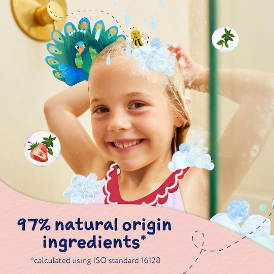 Childs Farm Kids' Shampoo with Strawberry / Mint for Easy Combing in Gel Form , Ideal for Curls 250ml