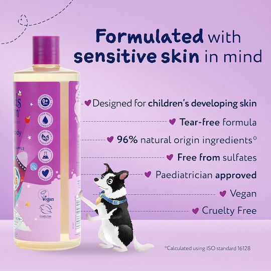 Childs Farm Kids' Bubble Bath & Shampoo with Apple in Gel Form 500ml