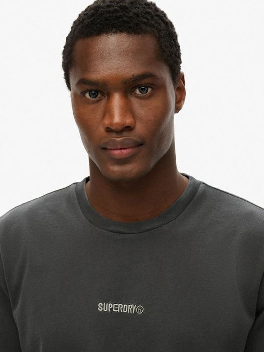 'micro Logo' T-shirt Washed Black