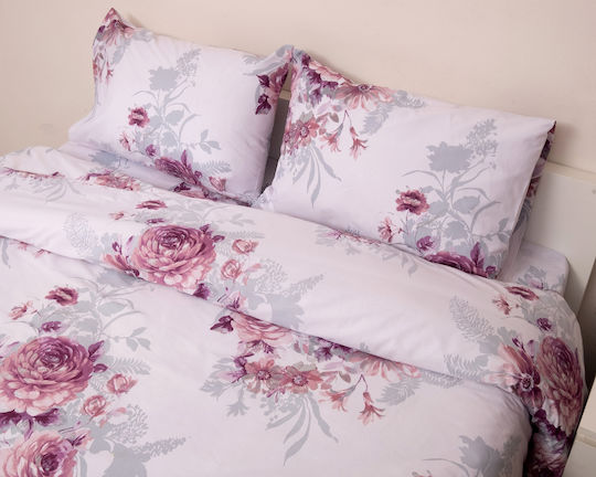 Viopros Set Pillowcases with Envelope Cover White 50x70cm