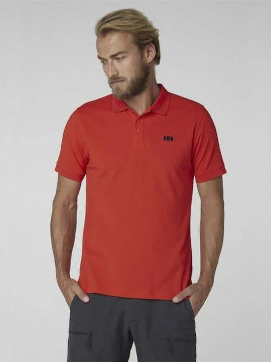 Driftline Polo Αθλητική Μπλούζα Κοντομάνικη Κόκκινη