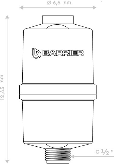 Barrier KDF Shower Water Filter Beauty 1102