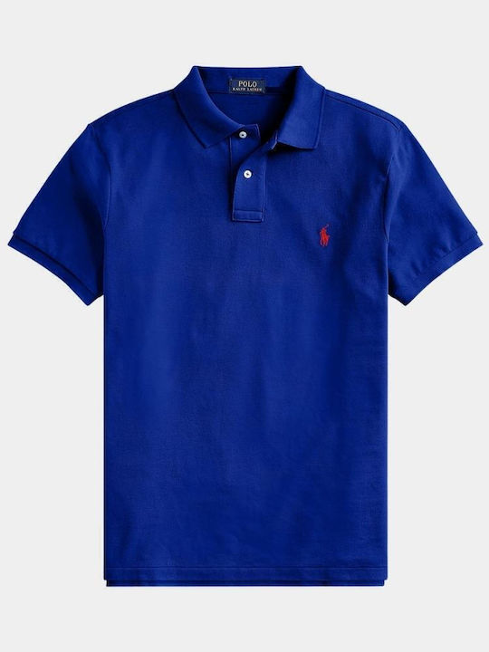 Polo Short Sleeve Blue Blouse