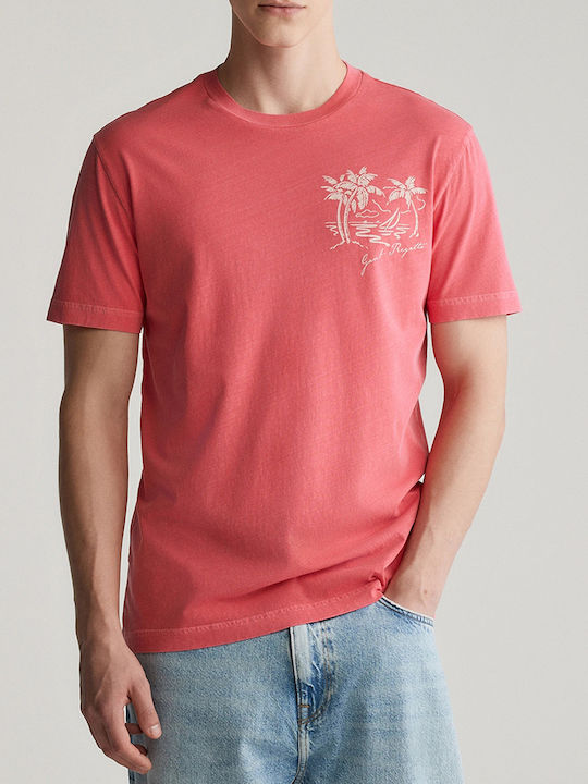 T-shirt Κοραλί