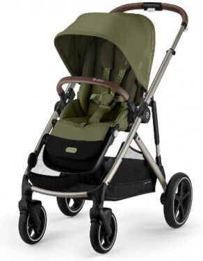 Cybex Gazelle S Καρότσι Μωρού Kατάλληλο για Nεογέννητο Taupe - Moss Green 12.6kg