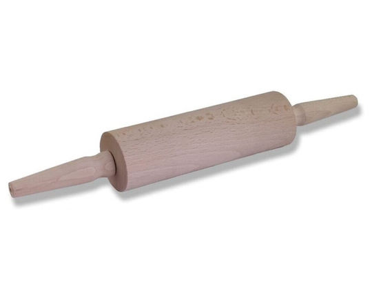 Fackelmann Rotating Beech Wood Rolling Pin 23x6cm