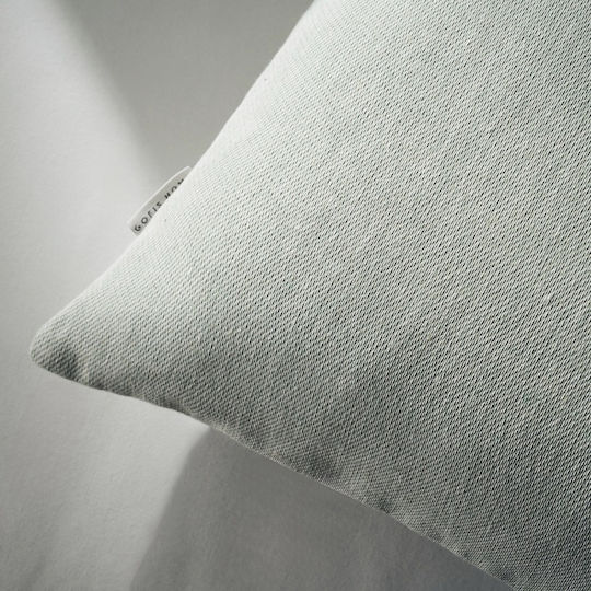 Gofis Home Διακοσμητική Μαξιλαροθήκη Ziyi Green 339/03 50x50εκ.