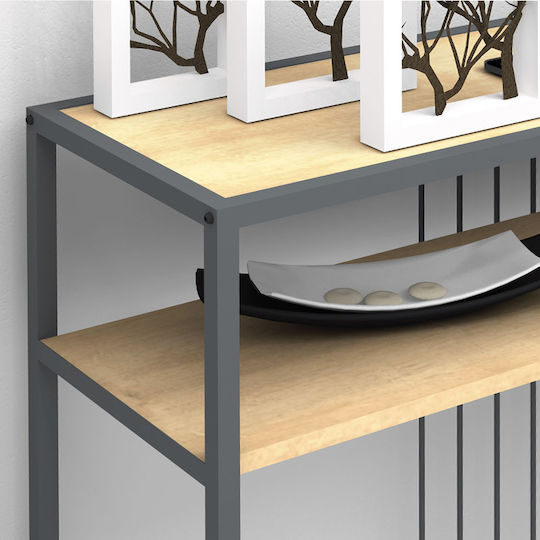 Kary Κονσόλα Ξύλινη Oak Μ120xΠ33xΥ90εκ.