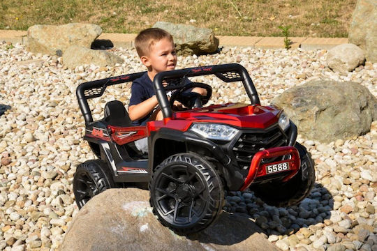 Bo Fast Utv Buggy Două Locuri Cu Telecomandă 12 Volți Roșu Pentru 3+ Ani