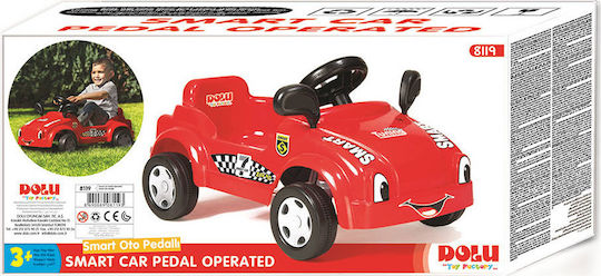Smart One-Seater with Pedal Red for 3+ Years