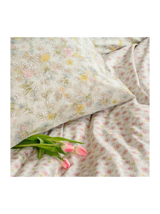 Melinen Duvet Cover Queen 225x245 Chloe Aqua