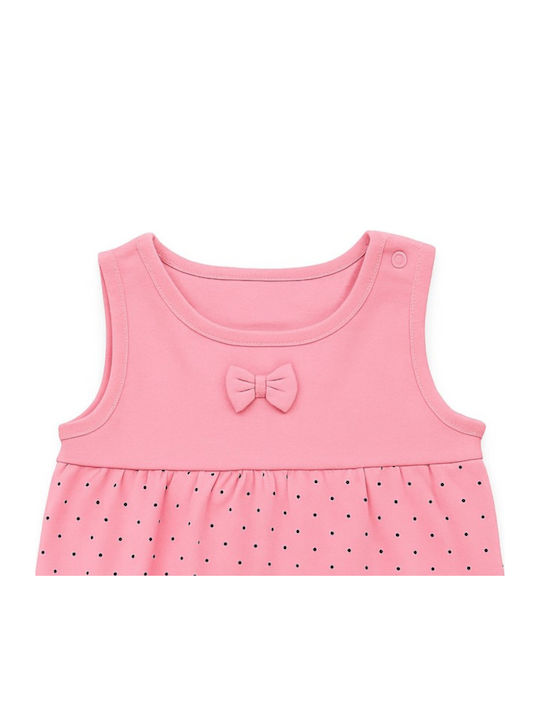 Kinderkleid Ärmellos Pink
