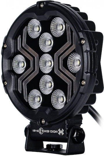 LED Round Work Headlight White 12V24V Spider