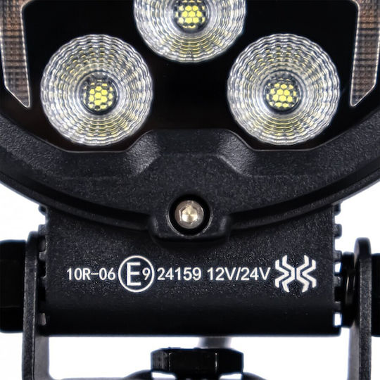 LED Round Work Headlight White 12V24V Spider