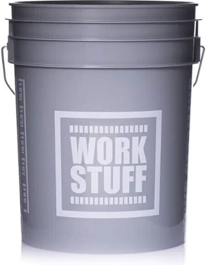 Work Stuff Mop Bucket Plastic Capacity 20lt Gray