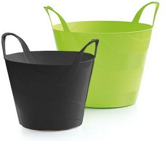 Prosperplast Κουβάς Πλαστικός Billy basket Χωρητικότητας 15lt Μαύρος