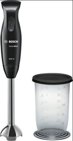 Bosch CleverMixx Ραβδομπλέντερ με Ανοξείδωτη Ράβδο 600W Μαύρο