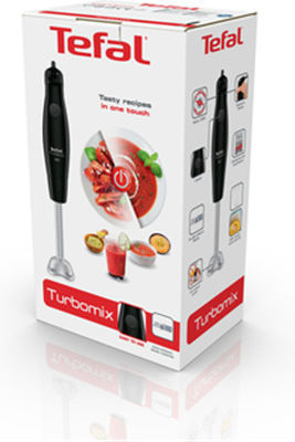 Tefal Turbomix Ραβδομπλέντερ με Ανοξείδωτη Ράβδο 350W Μαύρο