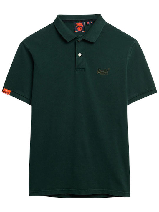 Destroy Polo Short Sleeve Blouse Enamel Green