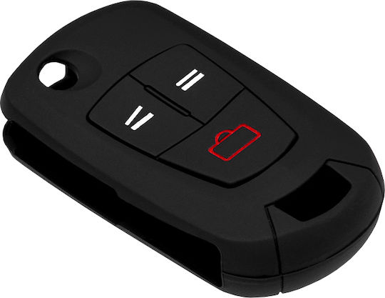 Techsuit Car Key Case 1005.02 Opel Vauxhal Zafira Meriva Tigra Black