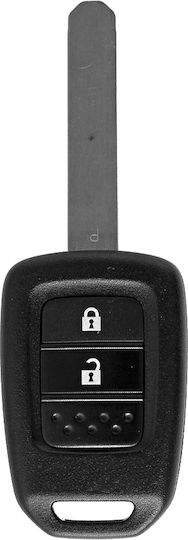Techsuit Car Key Case 1014.04 Honda Fit Xrv Crv Hrv Black
