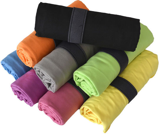 Viopros Microfiber Face Towel Yellow 90x50cm