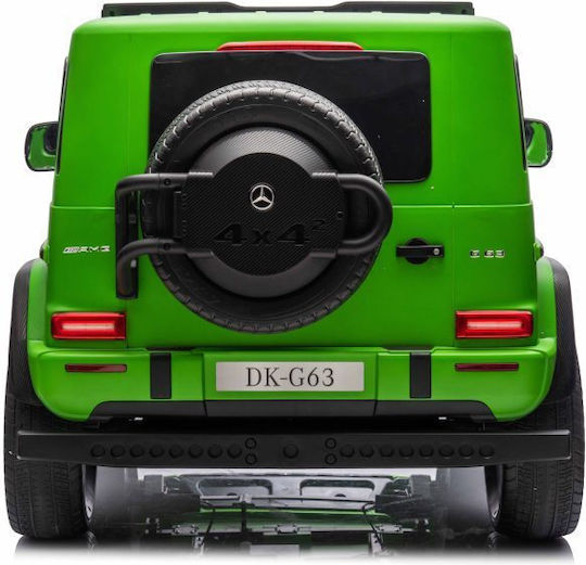 Bo Mercedes-benz G63 4×4 Două Locuri Cu Telecomandă Licențiat 24 Volt Verde Pentru 3+ Ani