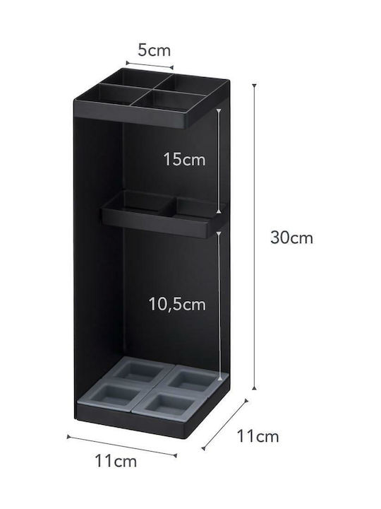 Yamazaki Regenschirmständer Metallisch Smart Black 30cm 1Stück