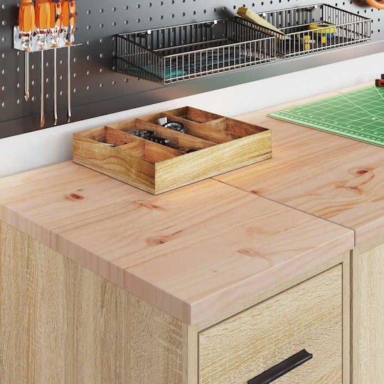 Drawers Storage Solid Wood with 4 Drawers L30xW51xH85cm