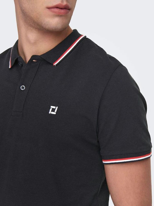Polo T-shirt Navy Μπλε