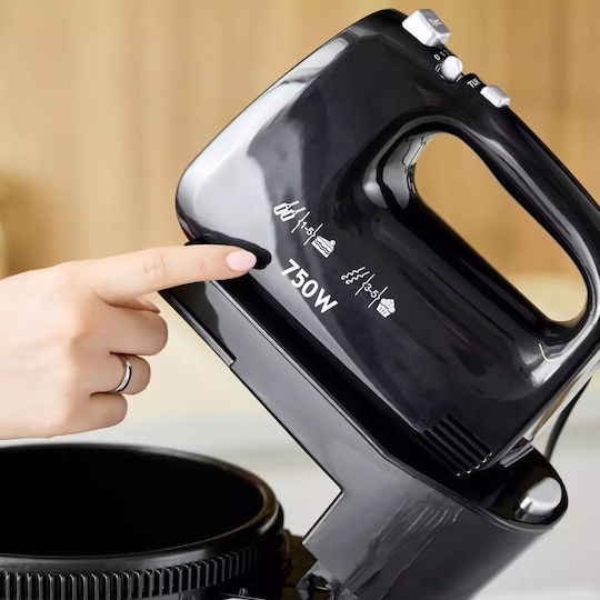 MPM Mmr-20z/c Mixer Handmixer 750W Schwarz