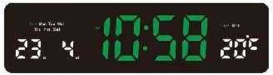 480197 Tabletop Digital Clock with Alarm Green Light 418707_g