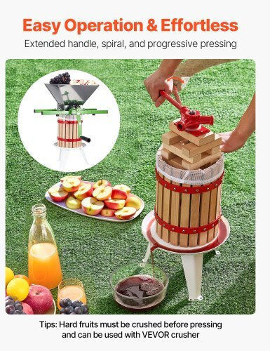 Vevor Manual Grape Press 6lt GJYZJLSSM6LB7BMXAV0