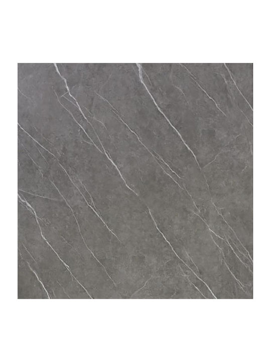 3D Стенен Панел от PVC с Лепило Сив 122x122x0.28см