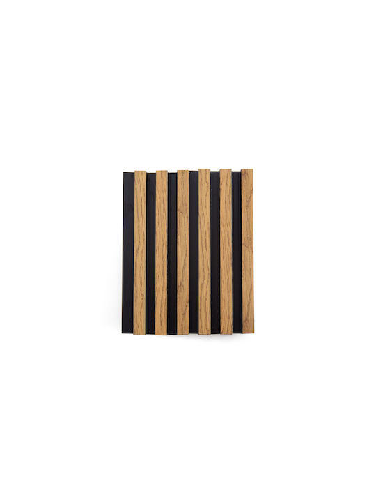 Interior & Exterior Wall Panel Metro 02 3D Strips 11.8x290cm Oak-black Royal Carpet Polystyrene