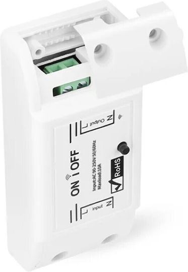 Aubess Smart Switch 1 Καναλιού Wi-Fi 10A (με Ουδέτερο)