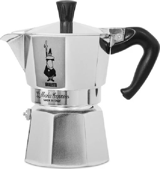 Bialetti Moka Express Мокро кафе 6 Cups Сребрист