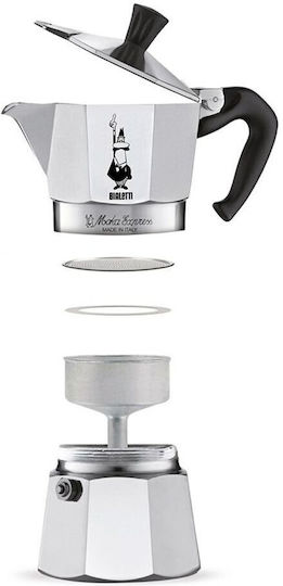 Bialetti Moka Express Мокро кафе 6 Cups Сребрист