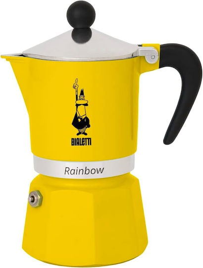 Bialetti Espressokocher Für Den Herd Gelbe