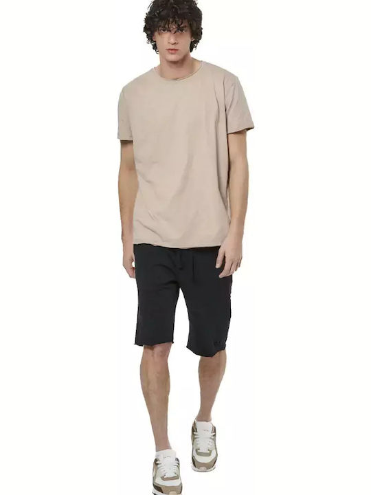 Body Action Slub Textured T-shirt Gray