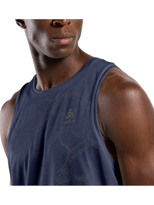 Athletic Men's Blouse Navy Blue