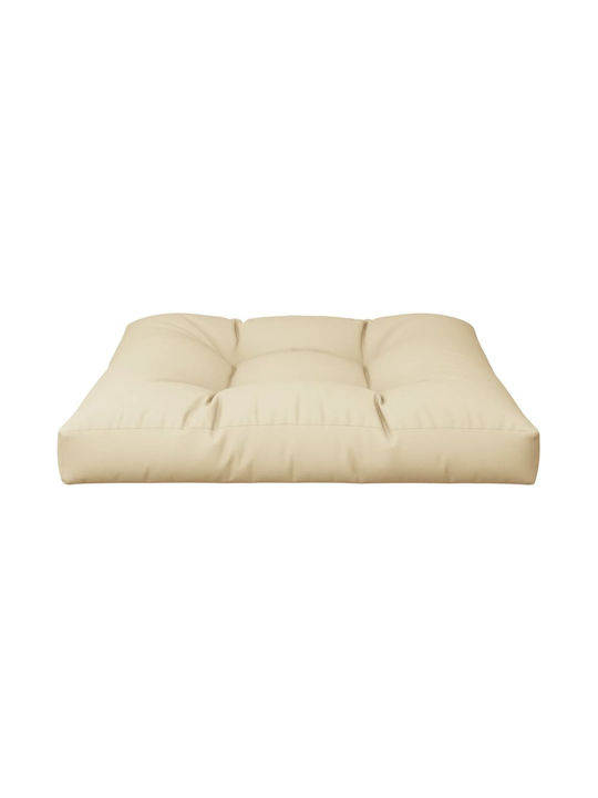 vidaXL Gartenstuhlkissen Paletten Beige 70x70cm