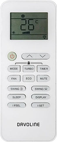 Davoline DAV Air Conditioner Inverter 9000 BTU A++/A+ with WiFi