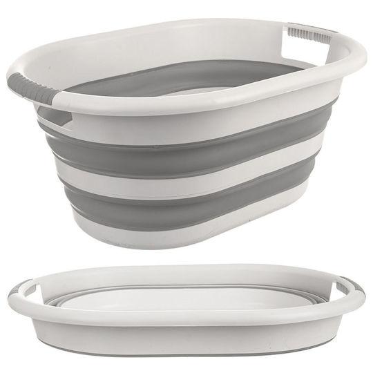 Orion Folding Basin Rectangular Silicone Capacity 38lt White