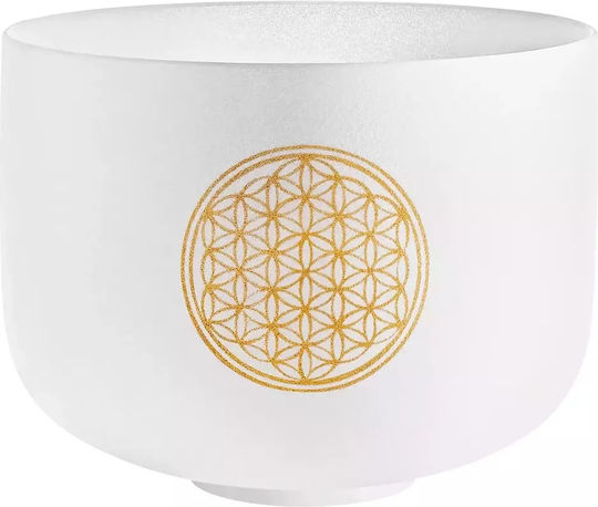 Кристална Чанта За Съхранение На Singing Bowl Нота F Crystal Singing Bowl Цвете Живот