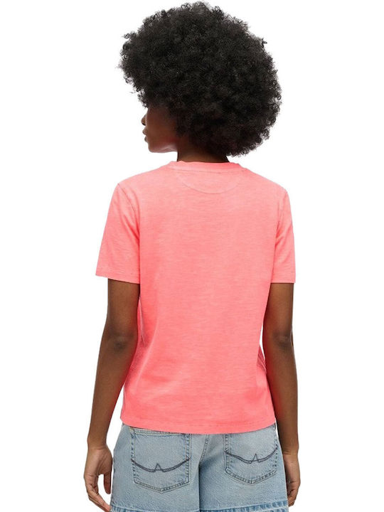 Damen Bluse Fiery Coral