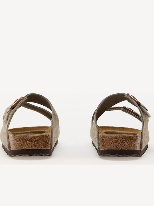 Arizona Women's Flat Sandals Anatomic in Beige Color Narrow Fit